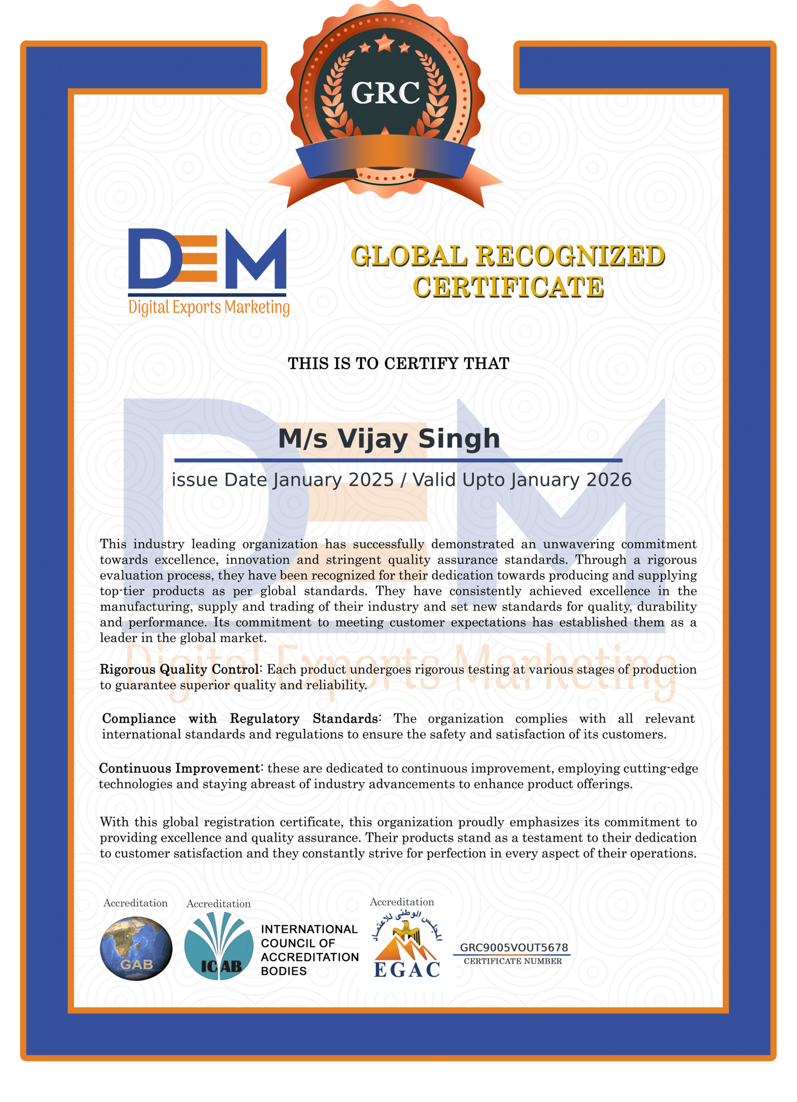 Certification 3